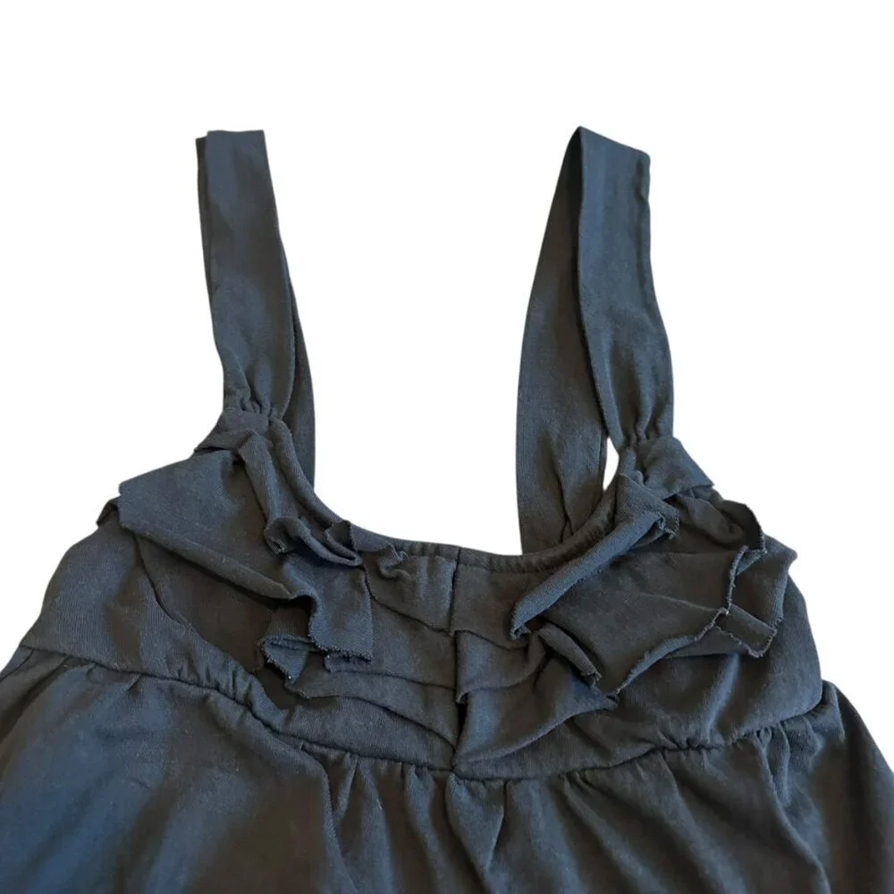 Free People Beach Valley Mini Dress Back Tie Sleeveless Mini 100% Cotton Size XS - Picture 3 of 13